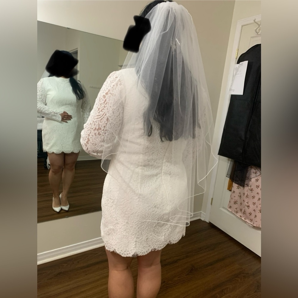 Courthouse civil wedding dress